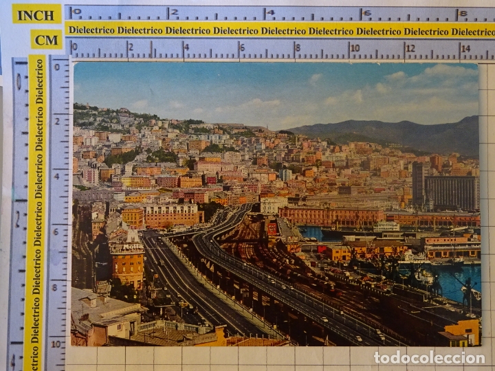 Postkarten: POSTAL DE ITALIA. GENOVA PANORAMA E SOPRAELEVATA. PUERTO. 346