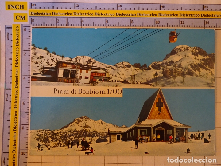 Cartes Postales: POSTAL DE ITALIA. ESTACI&Oacute;N DE ESQU&Iacute;. PIANI DI BOBBIO. 350