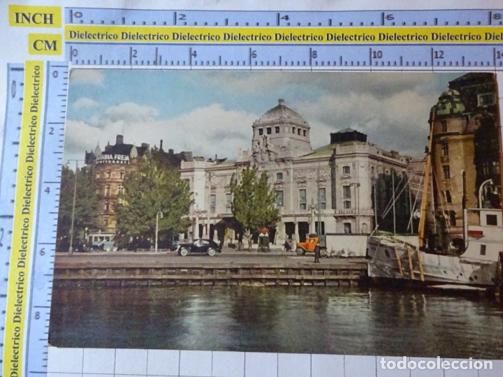 Postais: POSTAL DE SUECIA ESTOCOLMO. THE ROYAL DRAMATIC THEATRE FROM NYBROVIKEN. 2525