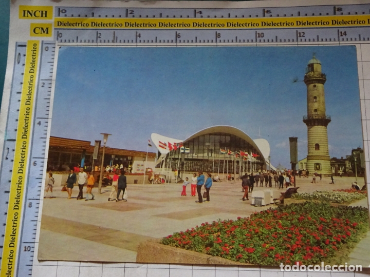 Postais: POSTAL DE FAROS. FARO DE ROSTOCK WARNEM&Uuml;NDE, ALEMANIA. 3070