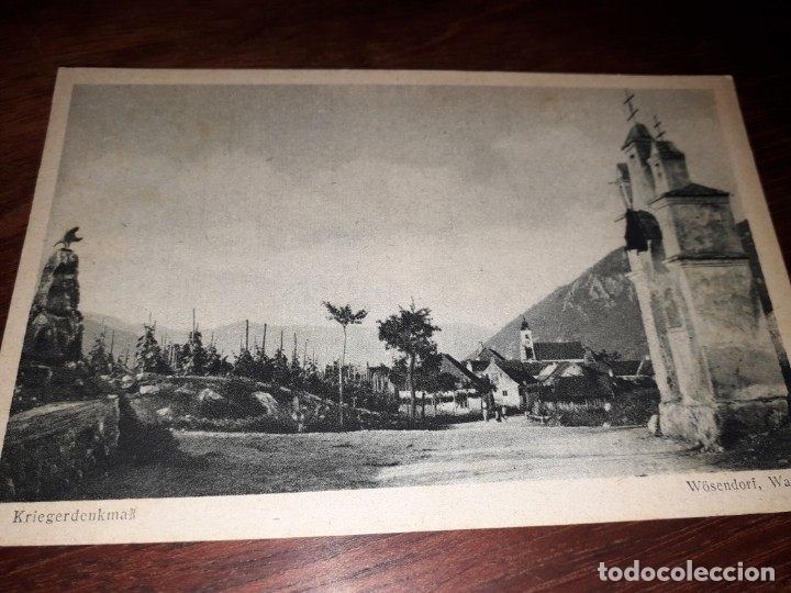 Postkarten: N&ordm; 11432 POSTAL AUSTRIA WOSENDORI WACHAU KRIEGERDENKMA