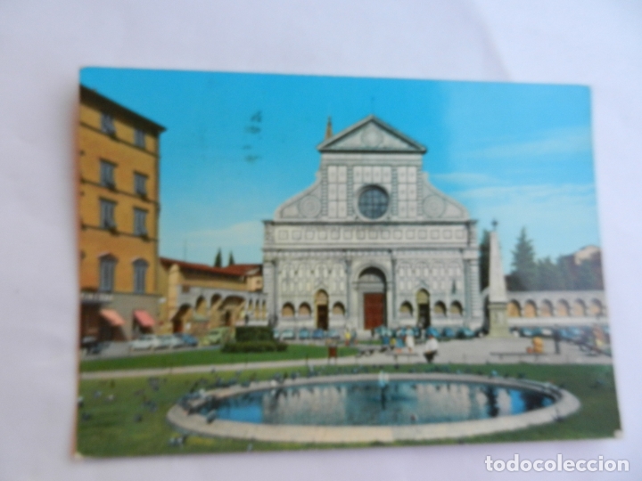 Postkarten: POSTAL FLORECIA - PLAZA DE S. MAR&Iacute;A NOVELLA - CIRCULADA.
