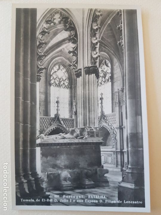 Postales: CAPILLA MONASTERIO BATALHA PORTUGAL POSTAL