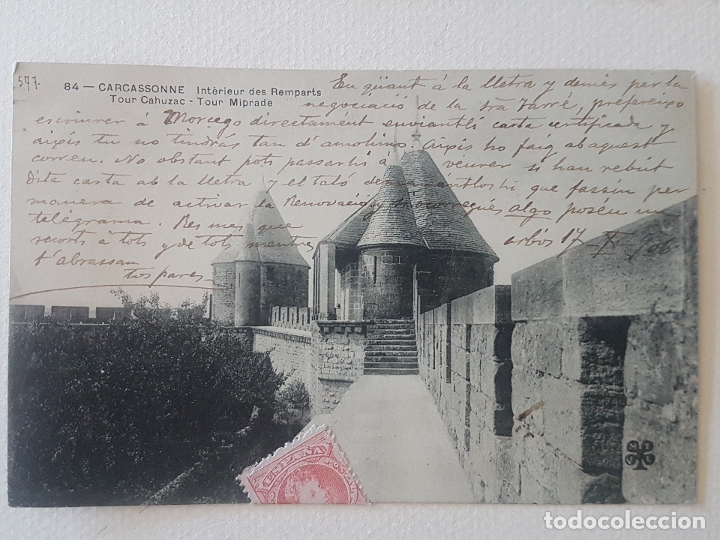 Postales: MURALLAS CARCASONNE FRANCIA POSTAL