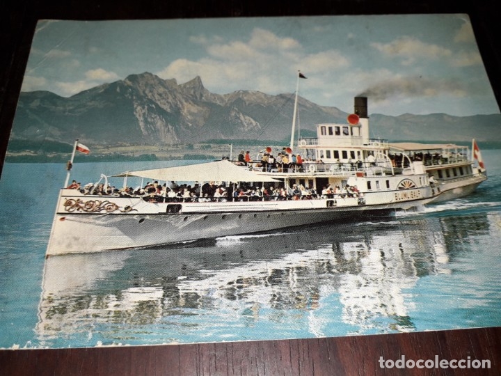 Postkarten: N&ordm; 33052 POSTAL THUNERSEE BARCO SUIZA