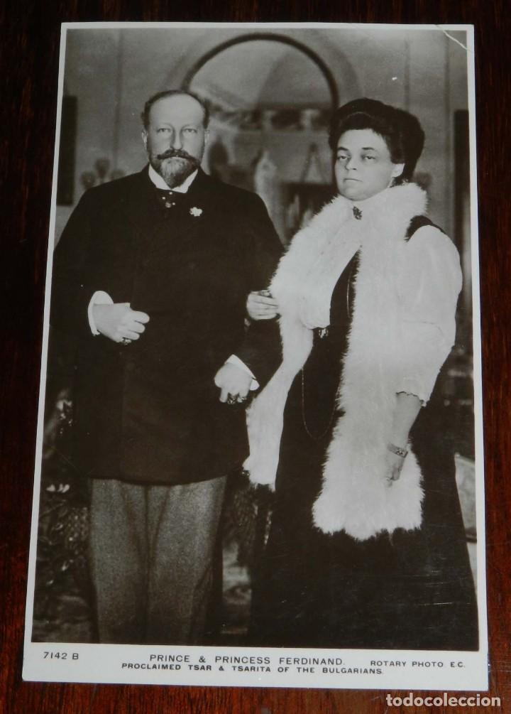 Postcards: FOTO POSTAL DEL PRINCIPE Y PRINCESA DE BULGARIA, FERDINAND, ROTARY PHOTO E.C., N. 7142, NO CIRCULADA