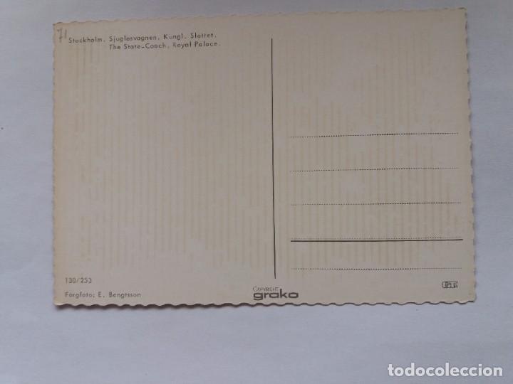 Postales: TARJETA POSTAL - ESTOCOLMO - PALACIO REAL - Foto 2