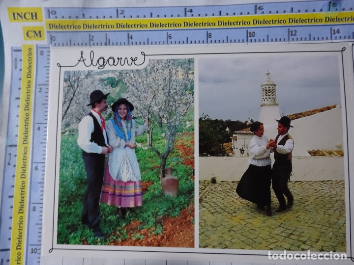 Postais: POSTAL DE PORTUGAL. FARO GRUPO FOLKL&Oacute;RICO. FOLKLORE TIPISMO PORTUGAL. ESCENA VIVA. BAILE 1302