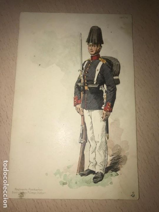 Postales: POSTAL DE ALEMANIA, REGIMENTS, SIN CIRCULAR Y SIN DIVIDIR