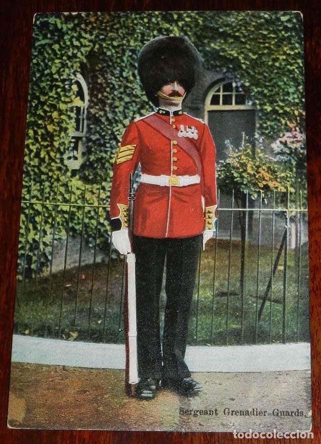Postales: POSTAL DE INGLATERRA, ISERGEANT GRENADIER, GUARDS, TUCK&acute;S SIN CIRCULAR - Foto 1