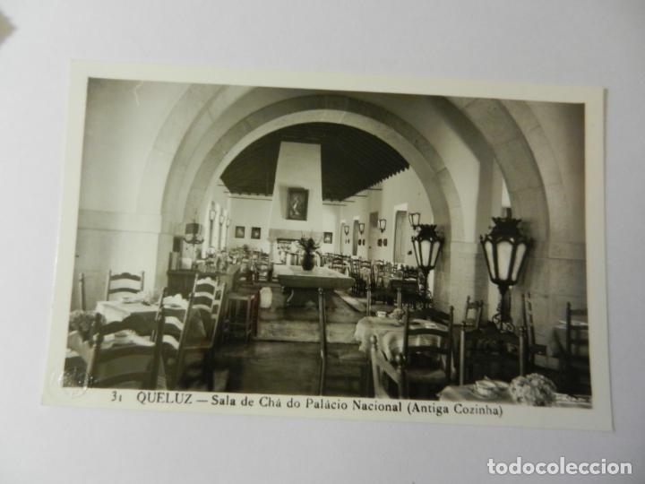 Postales: POSTAL - QUELUZ - PORTUGAL - SALA DE CH&Aacute; DO PAL&Aacute;CIO NACIONAL (ANTIGUA COZINHA) - NUEVA.