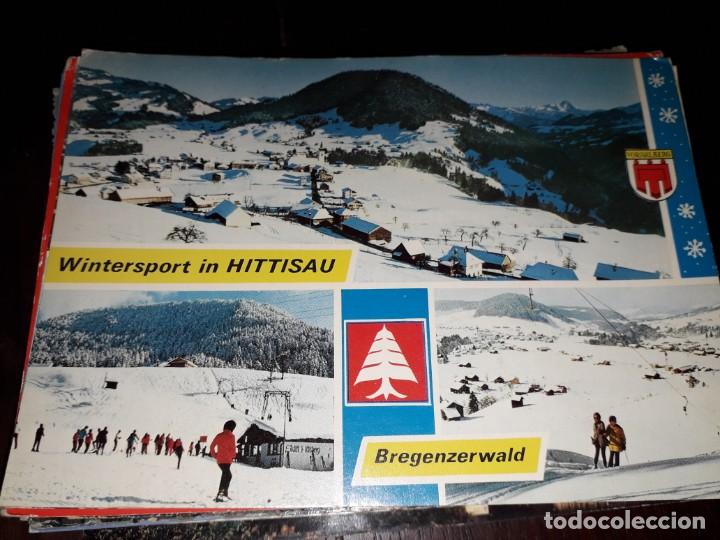 Postkarten: N&ordm; 33554 POSTAL AUSTRIA WINTERSPORT IN HITTISAU BREGENZERWALD