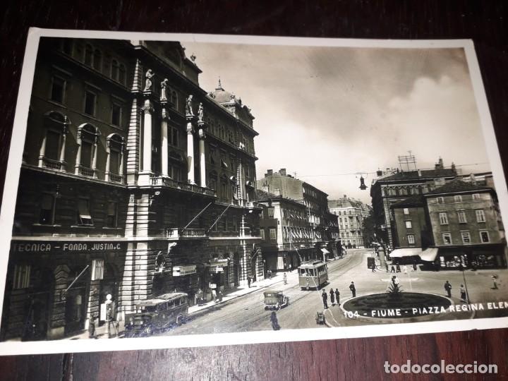 Postkarten: N&ordm; 33689 POSTAL ITALIA FIUME PIAZZA REGINA ELENA