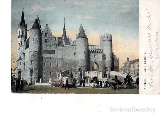 Postales: TARJETA POSTAL DE ANVERS. LE STEEN. - Foto 1