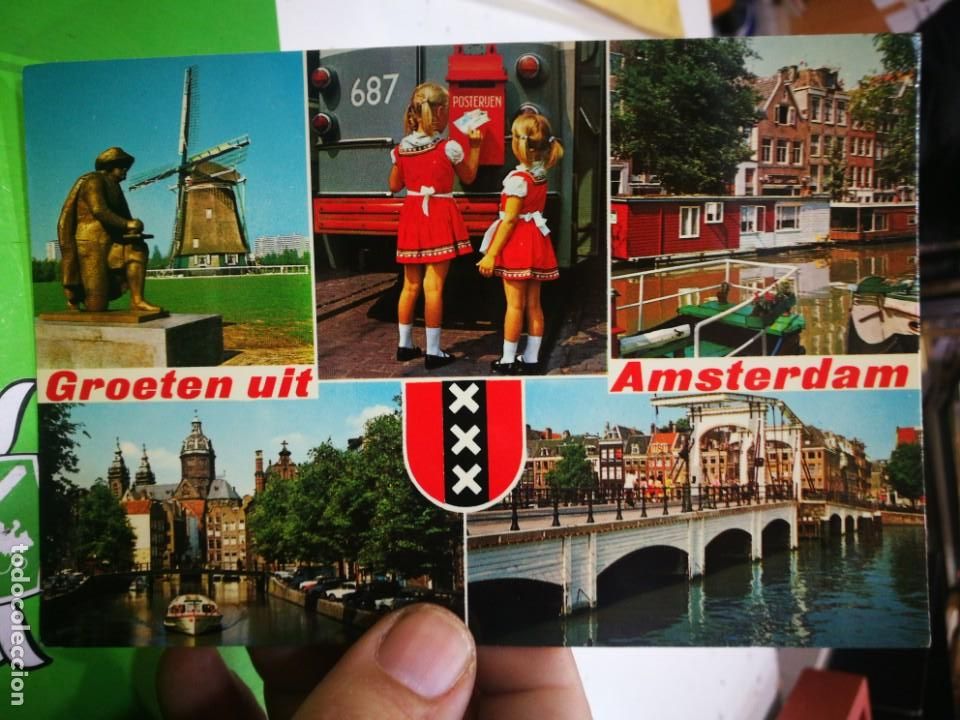 Postales: Postal Amsterdam Holland - Foto 1