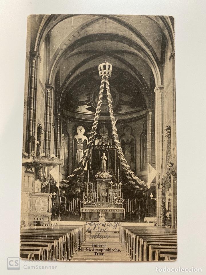 Postcards: TARJETA POSTAL. ALEMANIA. INNERES DER ST. JOSEPHSKIRCHE TRIER. MEDIDAS APROX.: 9X13.5 CM