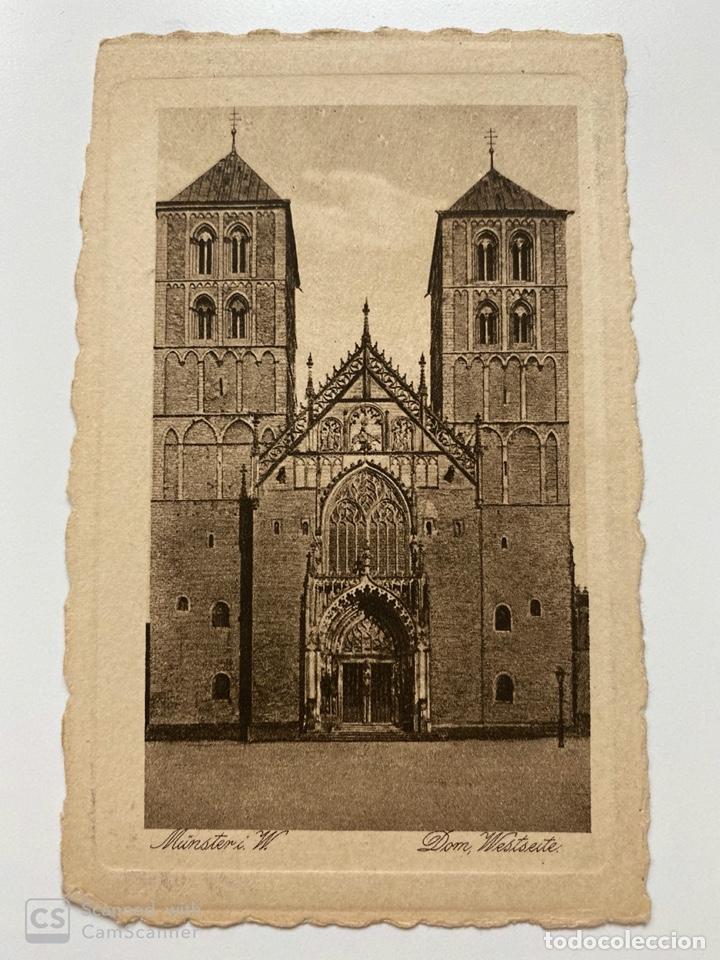 Postcards: TARJETA POSTAL. ALEMANIA. M&Uuml;NSTERI W. DOM WESTSEITE. MEDIDAS APROX.: 9 X 13.5 CM