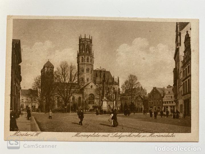 Cartes Postales: TARJETA POSTAL. ALEMANIA. M&Uuml;NSTERI W. MEDIDAS APROX.: 13.5 X 9 CM