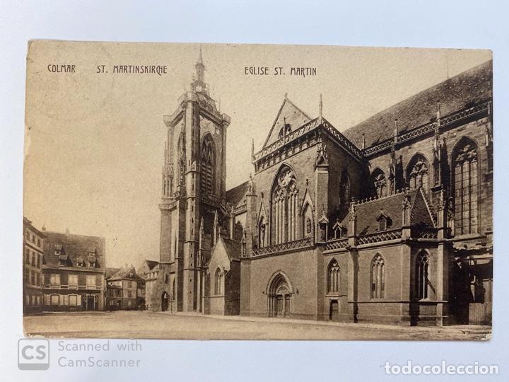 Postcards: TARJETA POSTAL. COLMAR. ST. MARTINSKIRCHE. EGLISE ST. MARTIN. MEDIDAS APROX.: 13.5 X 9 CM
