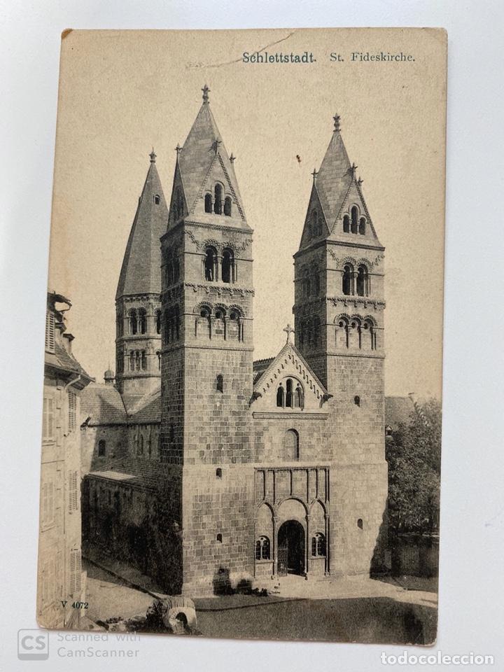 Postcards: TARJETA POSTAL. ALEMANIA. SCHLETTSTADT. ST. FIDESKIRCHE. MEDIDAS APROX.: 9 X 13.5 CM