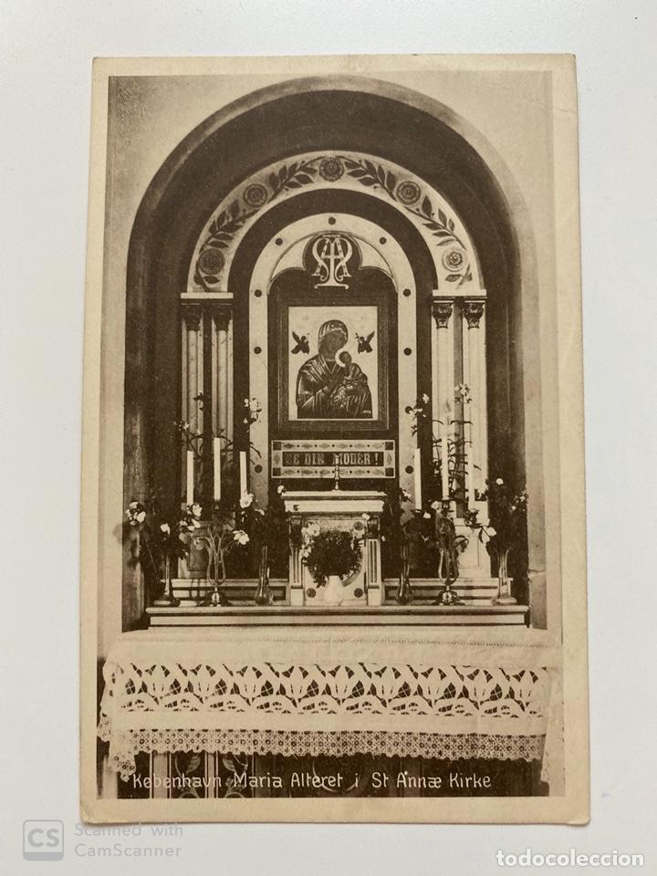 Postcards: TARJETA POSTAL. ALEMANIA. KEBENHAUN MAROA ALTERET I ST. AINNAEA KIRKE. MEDIDAS APROX.: 9 X 13.5 CM