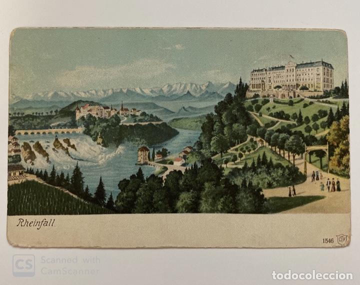 Postcards: TARJETA POSTAL. ALEMANIA. RHEINFALL. MEDIDAS APROX.: 13.5 X 9 CM