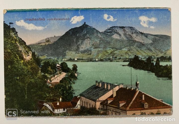 Postcards: TARJETA POSTAL. ALEMANIA. DRACHENFELS VOM ROLANDSECK. MEDIDAS APROX.: 13.5 X 9 CM