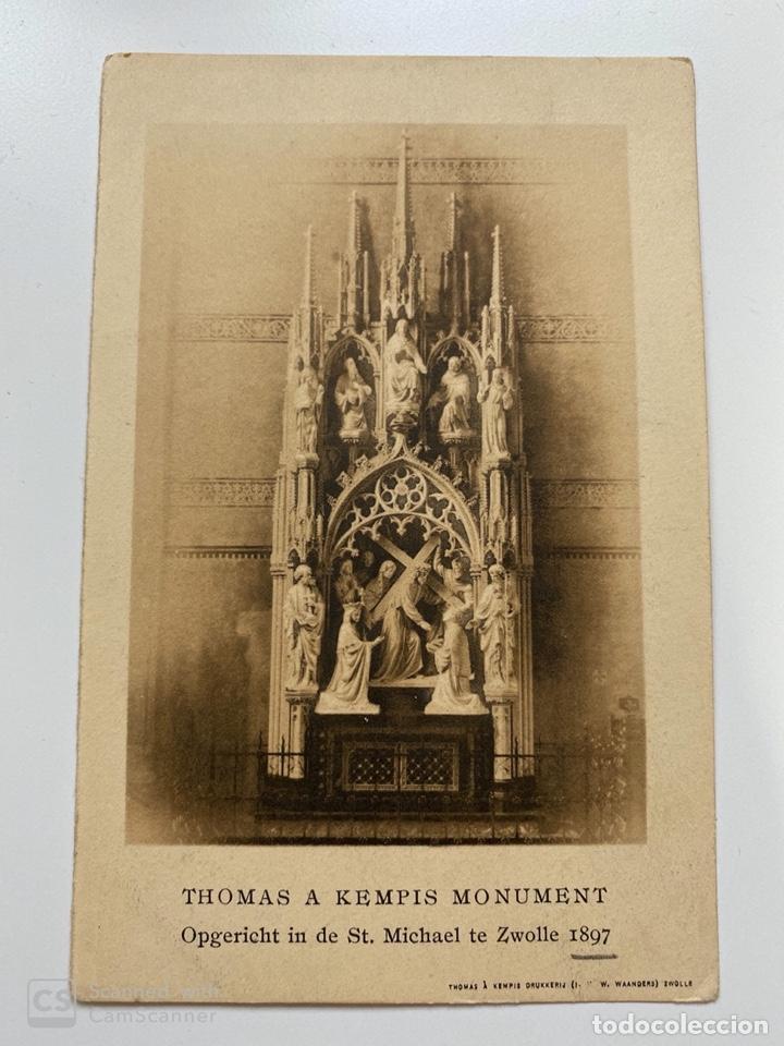 Cartoline: TARJETA POSTAL. ALEMANIA. THOMAS A JEMPLIS MONUMENT. 1897. MEDIDAS APROX.: 9 X 13.5 CM
