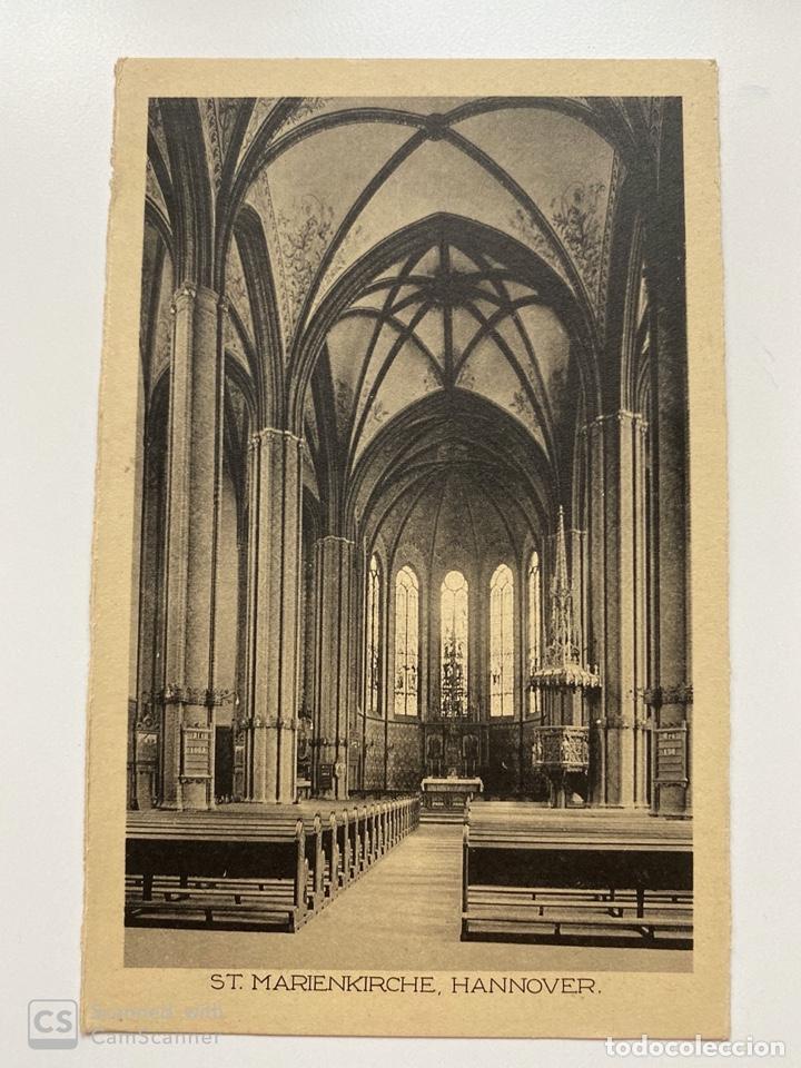 Cartoline: TARJETA POSTAL. ALEMANIA. ST. MARIENKIRCHE. HANNOVER. MEDIDAS APROX.: 9 X 13.5 CM