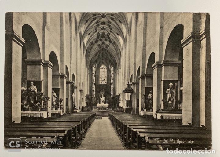 Cartoline: TARJETA POSTAL. ALEMANIA. TRIER SR. MATTHIASKIRCHE. MEDIDAS APROX.: 13.5 X 9 CM