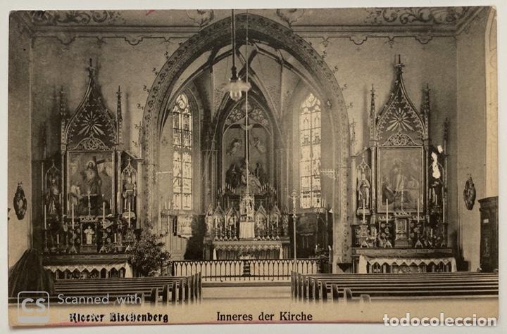 Cartoline: TARJETA POSTAL. ALEMANIA. KLOSTER BISCHENBERG. INNERES DER KIRCHE. MEDIDAS APROX.: 13.5 X 9 CM