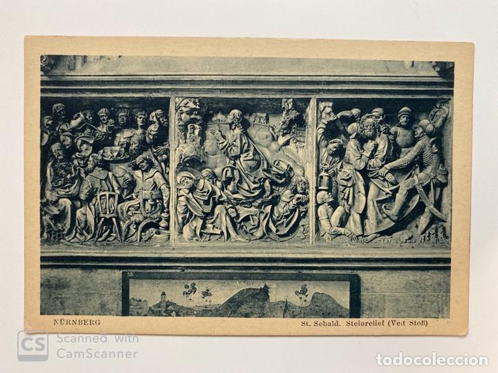 Postcards: TARJETA POSTAL. ALEMANIA. N&Uuml;REMBERG. ST. SEBALD. STEINRELIEF. MEDIDAS APROX.: 13.5 X 9 CM