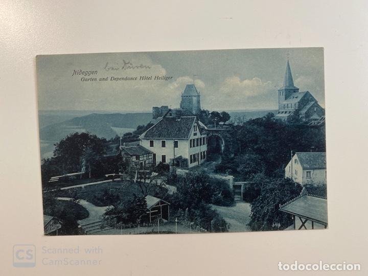 Cartoline: TARJETA POSTAL. ALEMANIA. NIDEGGEN. GARTEN UND DEPENDANCE HOTEL HEILIGER. 13.5 X 9 CM
