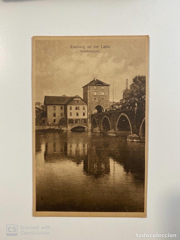 Cartoline: TARJETA POSTAL. ALEMANIA. LIMBURG AN DER LAHN. BR&Uuml;CKENPARTIE. MEDIDAS APROX.: 9 X 13.5 CM
