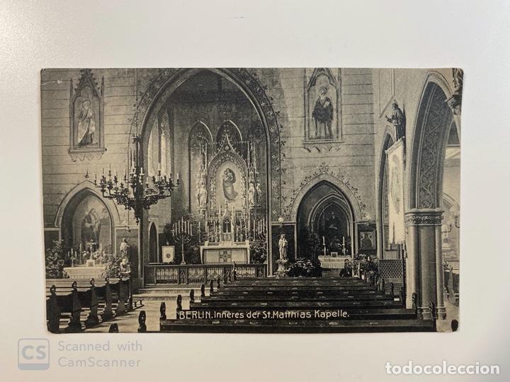 Postkarten: TARJETA POSTAL. ALEMANIA. BERLIN. INNERES DER ST. MATTHIAS KAPELLE. MEDIDAS APROX.: 13.5 X 9 CM