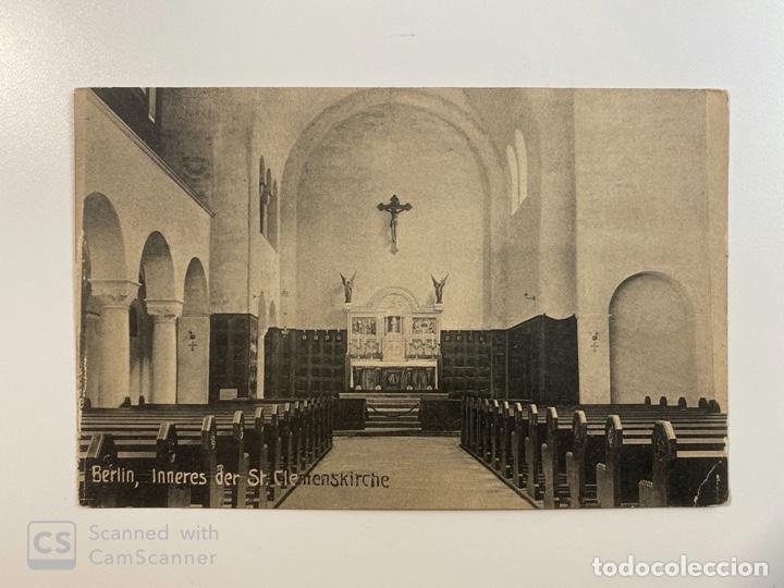 Postkarten: TARJETA POSTAL. ALEMANIA. BERLIN. INNERES DE ST. CLEMENSKIRCHE. MEDIDAS APROX.: 13.5 X 9 CM