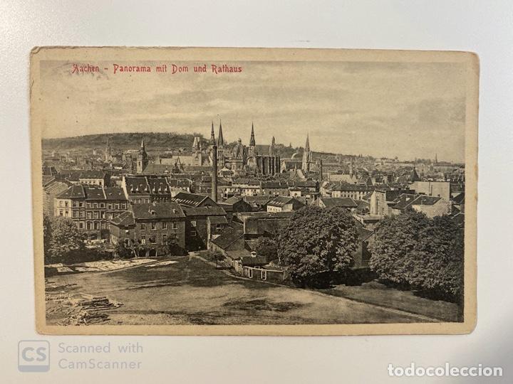 Postcards: TARJETA POSTAL. ALEMANIA. AACHEN-PANORAMA MIT DOM UND RATHAUS. MEDIDAS APROX.: 13.5 X 9 CM