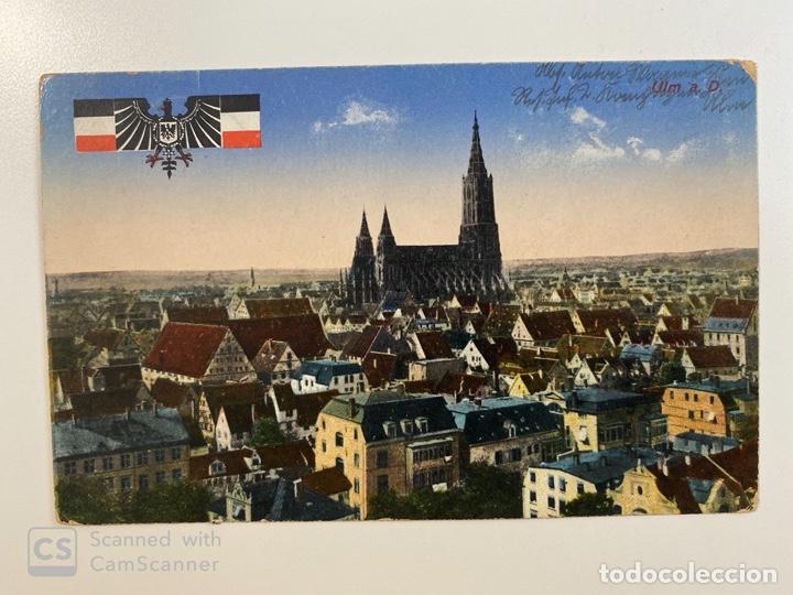 Postais: TARJETA POSTAL. ALEMANIA. ULM. A.D. MUNCHEU. MEDIDAS APROX.: 13.5 X 9 CM