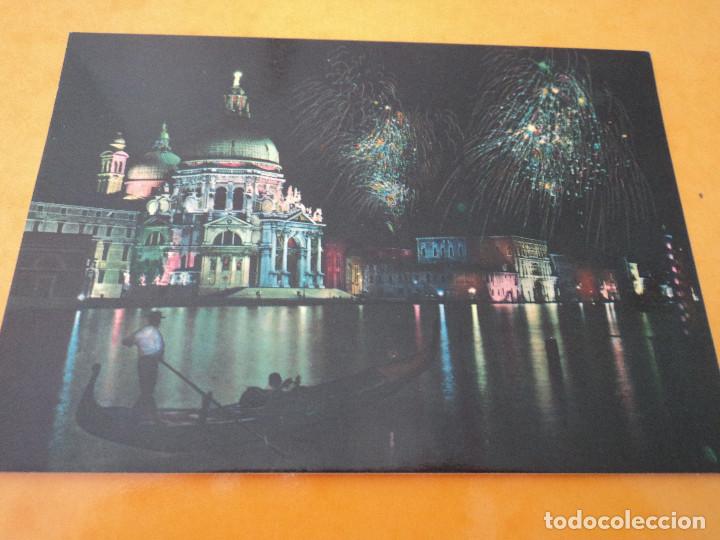 Postkarten: VENEZIA CHIESA DELLA SALUTE NOTTURNO FOTOCOLOR KODAK