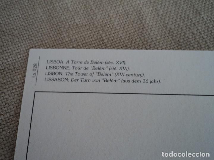 Postales: lisboa torre de belem - Foto 2
