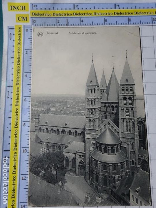 Postkarten: POSTAL DE B&Eacute;LGICA. A&Ntilde;OS 10 30. TOURNAI CATEDRAL 1637