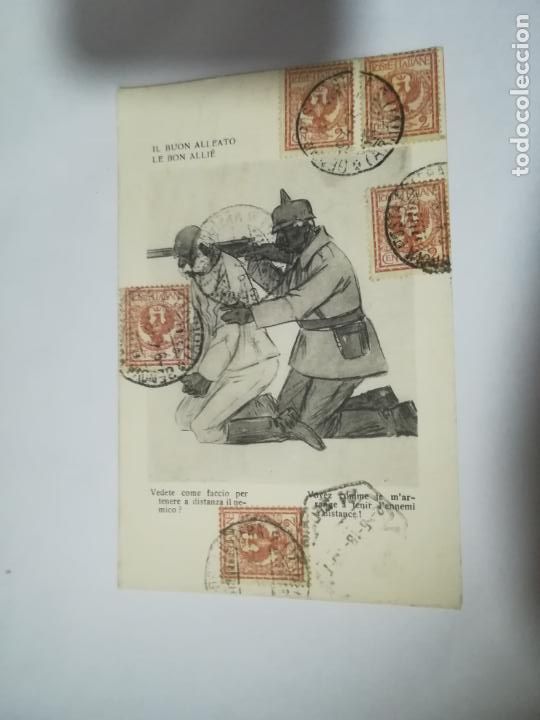 Postais: TARJETA POSTAL. ITALIA. IL BUON ALLEATO. LE BON ALLIE. UFFICIO REV.STAMPA 169