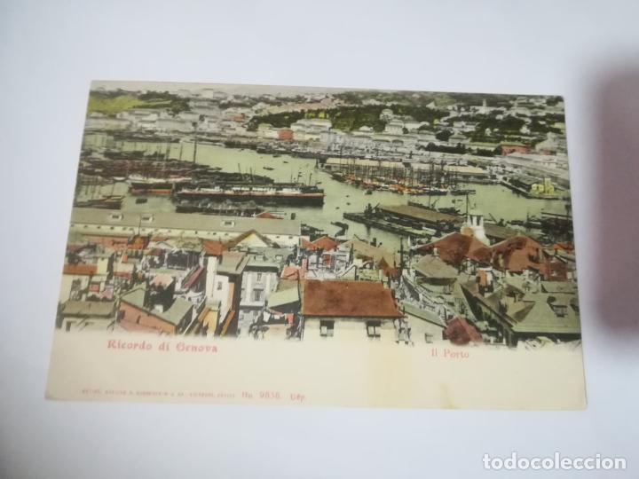 Postcards: TARJETA POSTAL. ITALIA. RICORDO DI GENOVA. IL PORTO. 9838. H.GUGGENHEIM