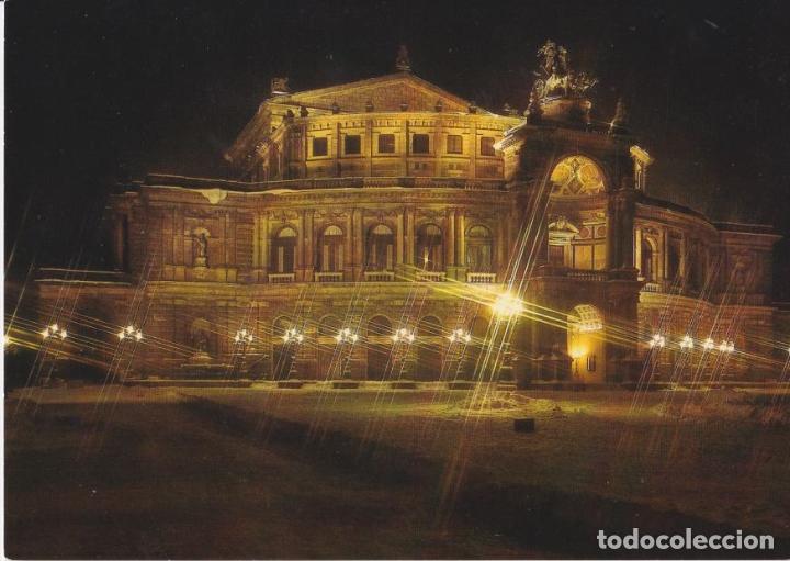 Postkarten: ALEMANIA, DRESDEN, La Semperoper &ndash; FOTO DIETER KRULL &ndash; ESCRITA
