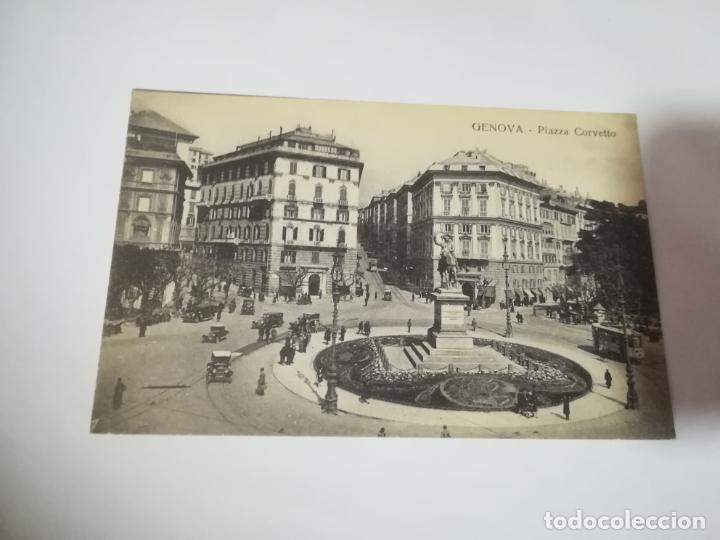 Postcards: TARJETA POSTAL. ITALIA. GENOVA. PIAZZA CORVETTO. APG