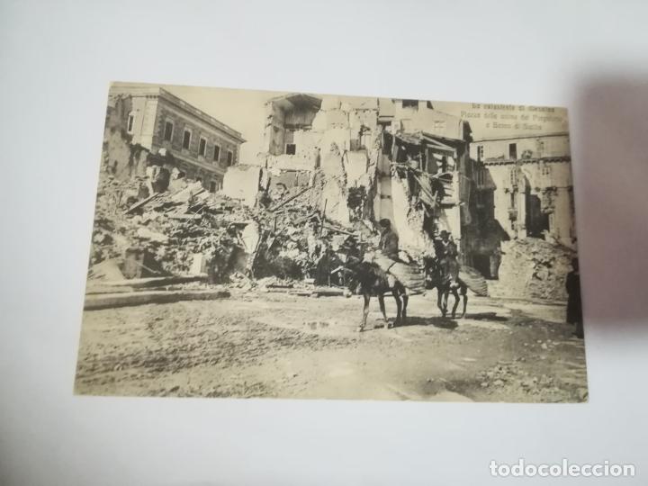 Postcards: TARJETA POSTAL. ITALIA. LA CATASTROFE DI MESSINA. PIAZZA DELLE ANIME DEL PURGATORIO