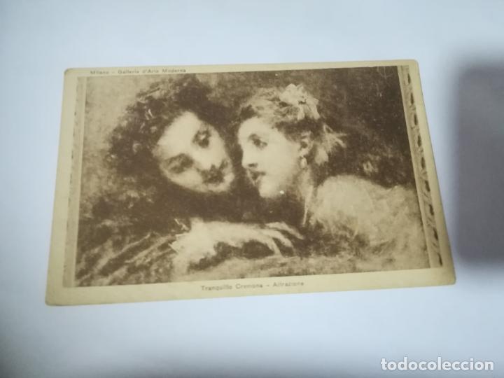 Postcards: TARJETA POSTAL. ITALIA. MILANO. GALLERIA D'ARTE MODERNA. TRANQUILLO CREMONA. ATTRAZIONE