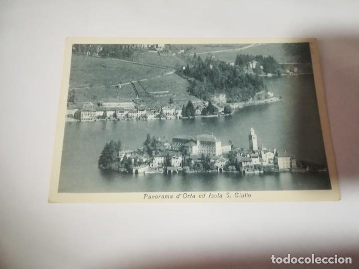 Postales: TARJETA POSTAL. ITALIA. PANORAMA D'ORTA ED ISOLA S.GIULIO. 251-1. E.TURALTI.