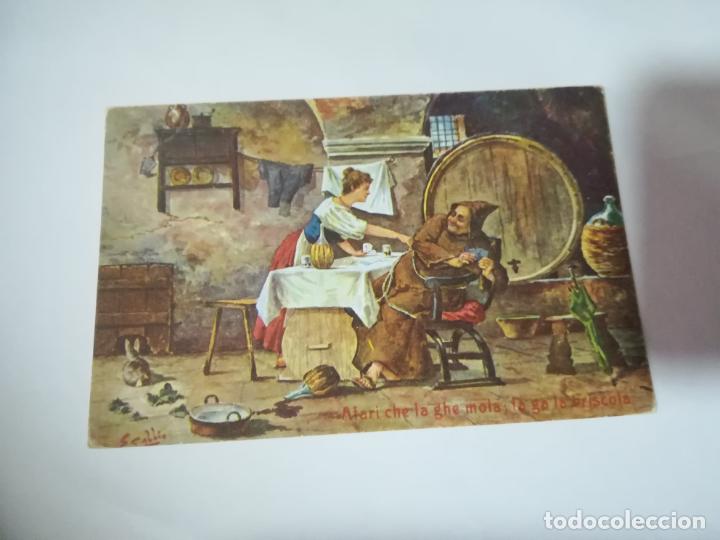 Postales: TARJETA POSTAL. ITALIA. AFARI CHE LA GHE MOLA; LA GALA BRISCOLA. NB