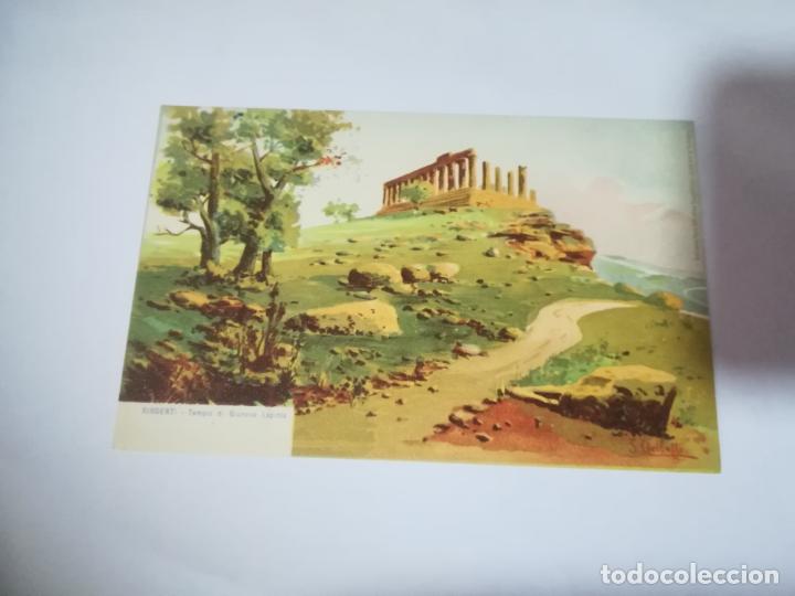 Postales: TARJETA POSTAL. ITALIA. GIRGENTI. TEMPLO DI GIUNONE LACINIA.